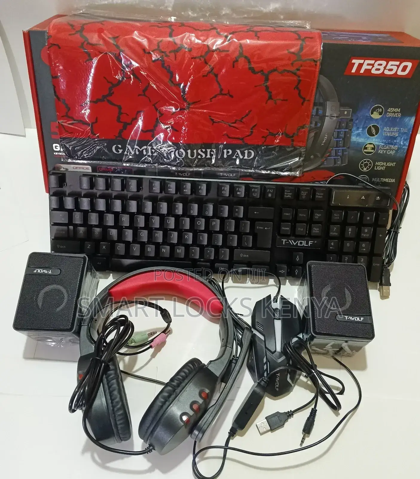 Best Twolf Tf850 5 in 1 Gift Laptop Gaming Teclado Keyboard