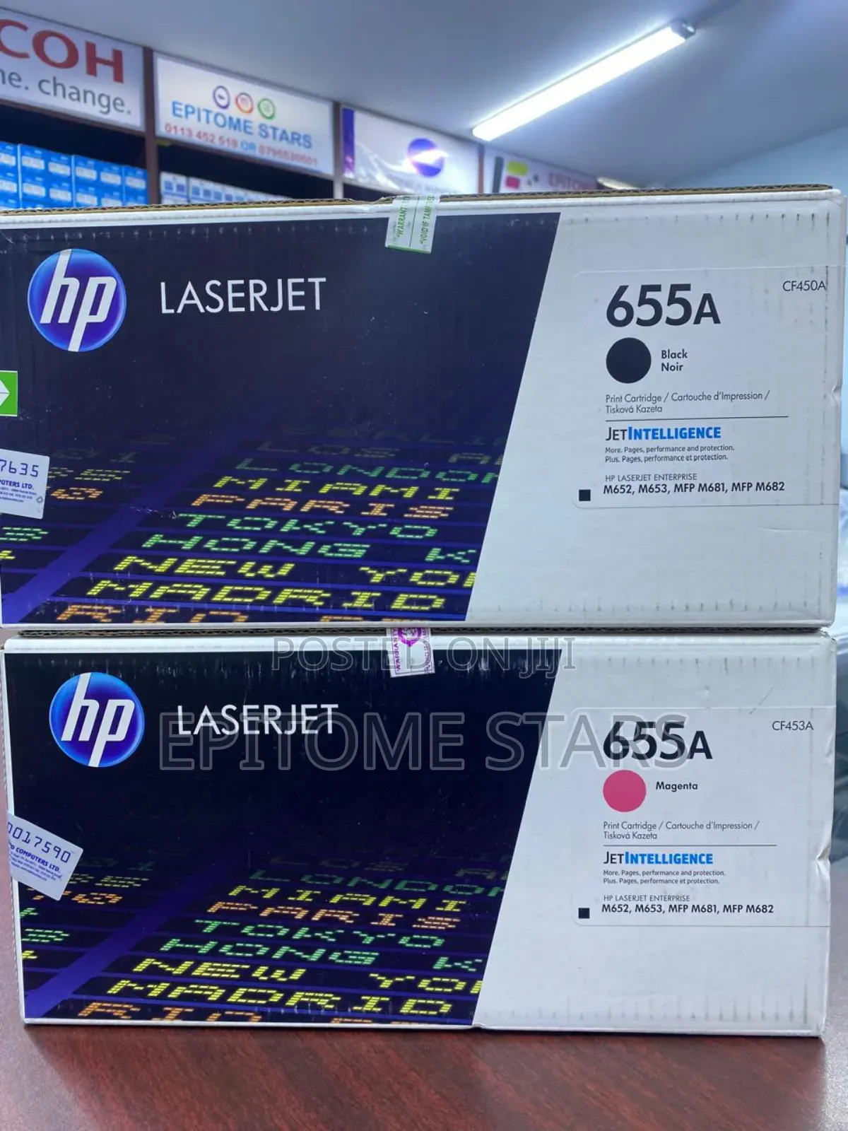 Hp Color Laserjet Enterprise Mfp M681z Toner Hp 655a Yield 12,499