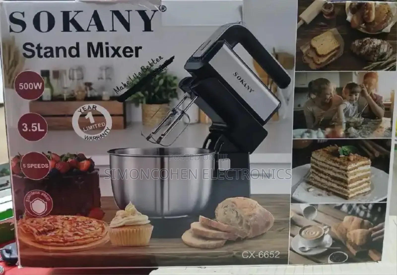 3.5l Sokany Stand Mixer