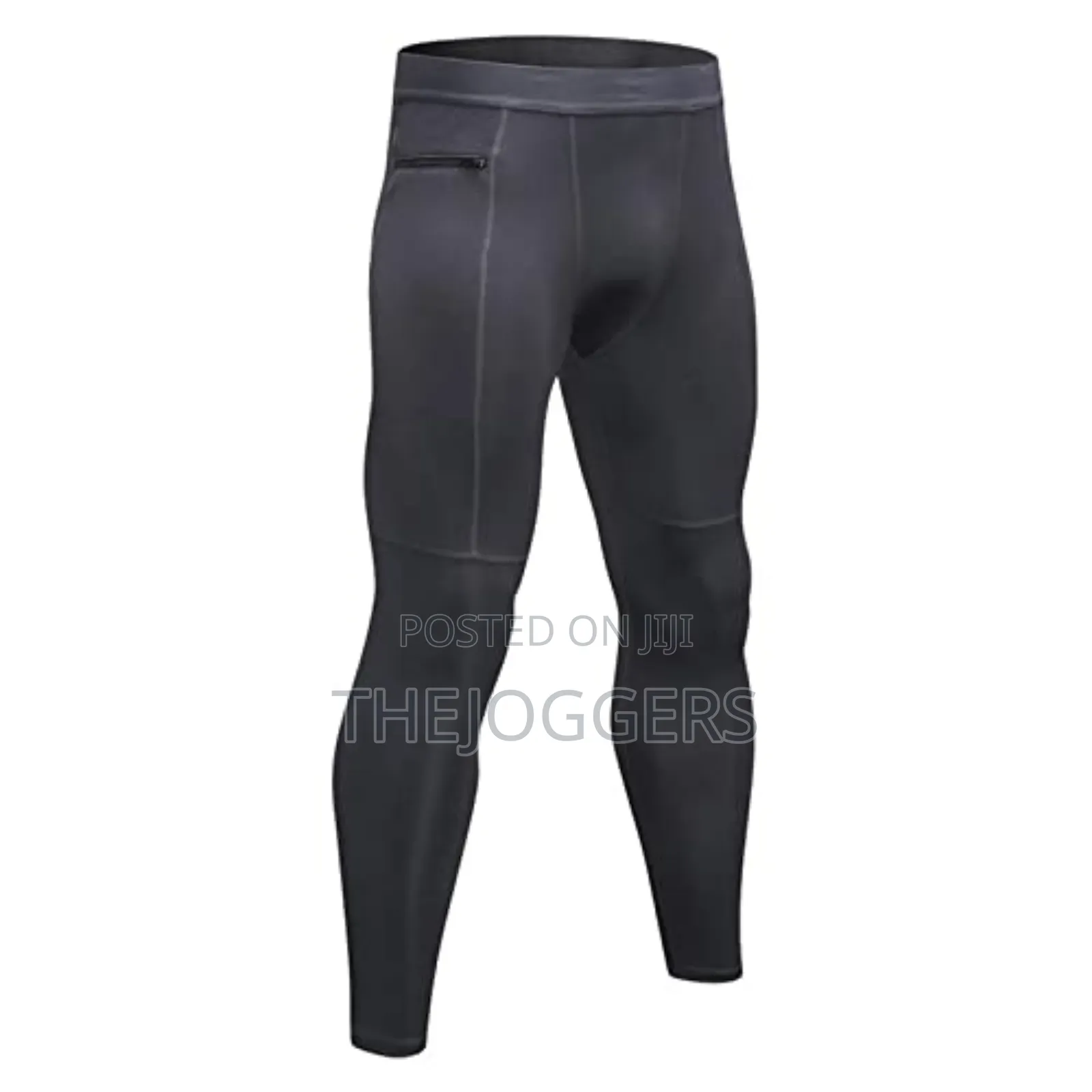 Men's Compression Pants Zipper Pocket Quick Dry Skinny Pants