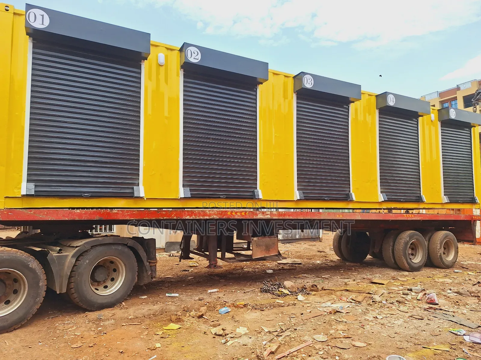 Shipping Container Converted To Shops Or Stalls Easily.