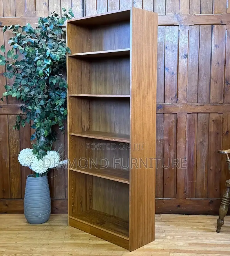 Office Furniture; {Modern 5-Tier Wooden Office Storage Bookshelf}