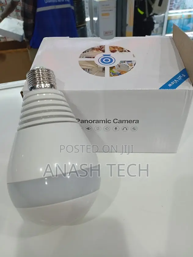 Cheapest Nanny Camera -Home CCTV Bulb - 360 Degrees Angle