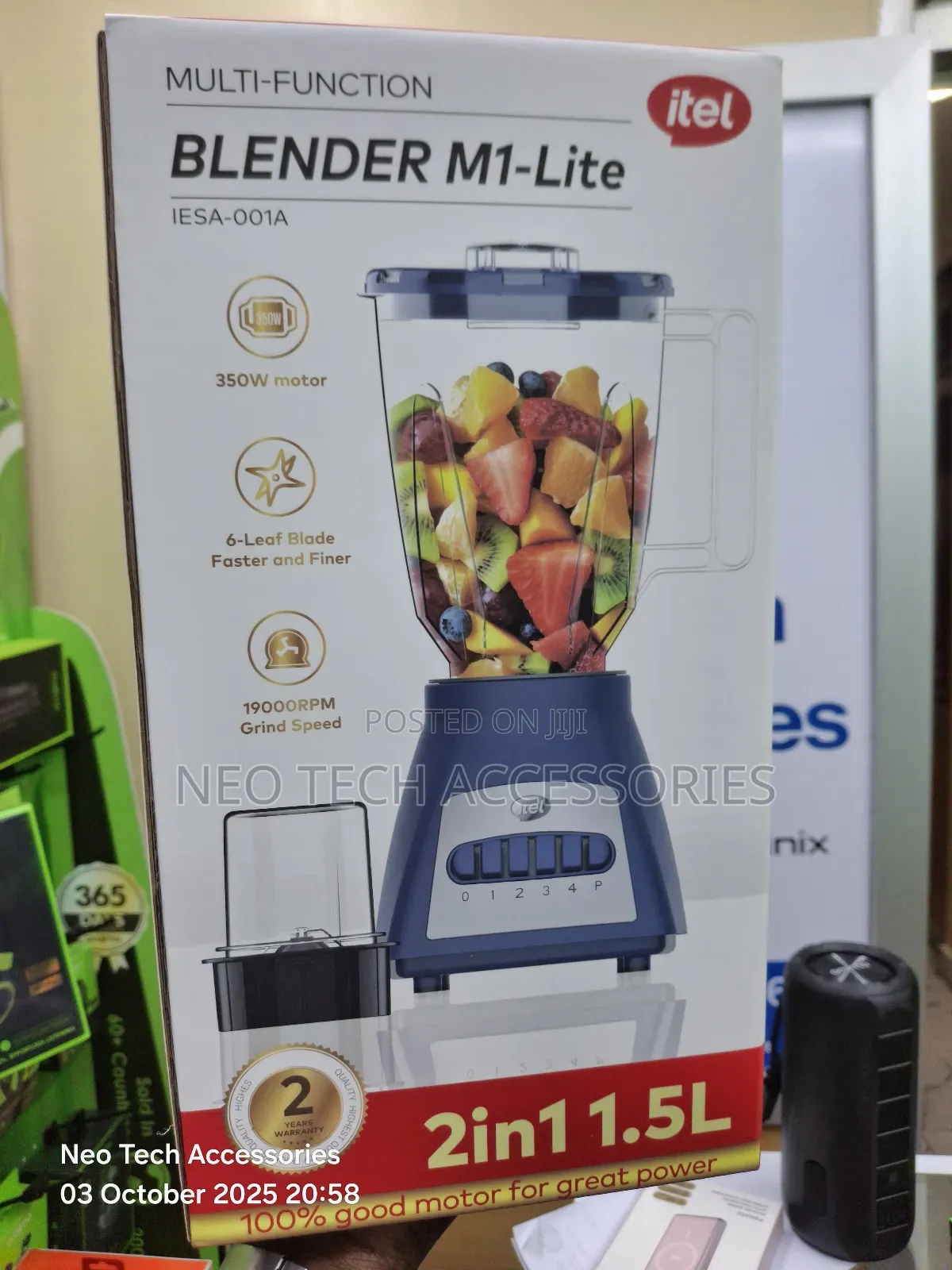 Itel 2 In1 Blender M1 Lite (1.5l)