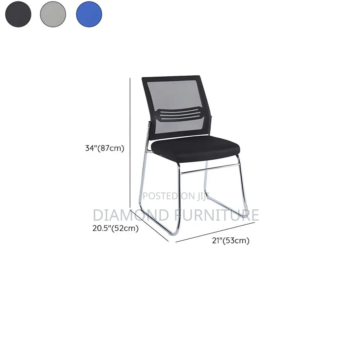 Office Furniture; {Mid Back Swivel Steel Frame Office Task Chair}