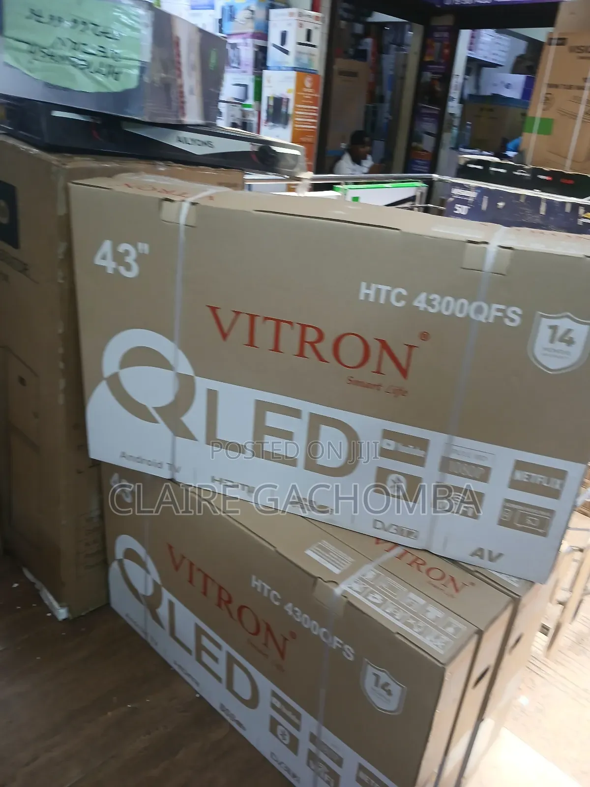 Vitron 43inch Qled With Hdmi
