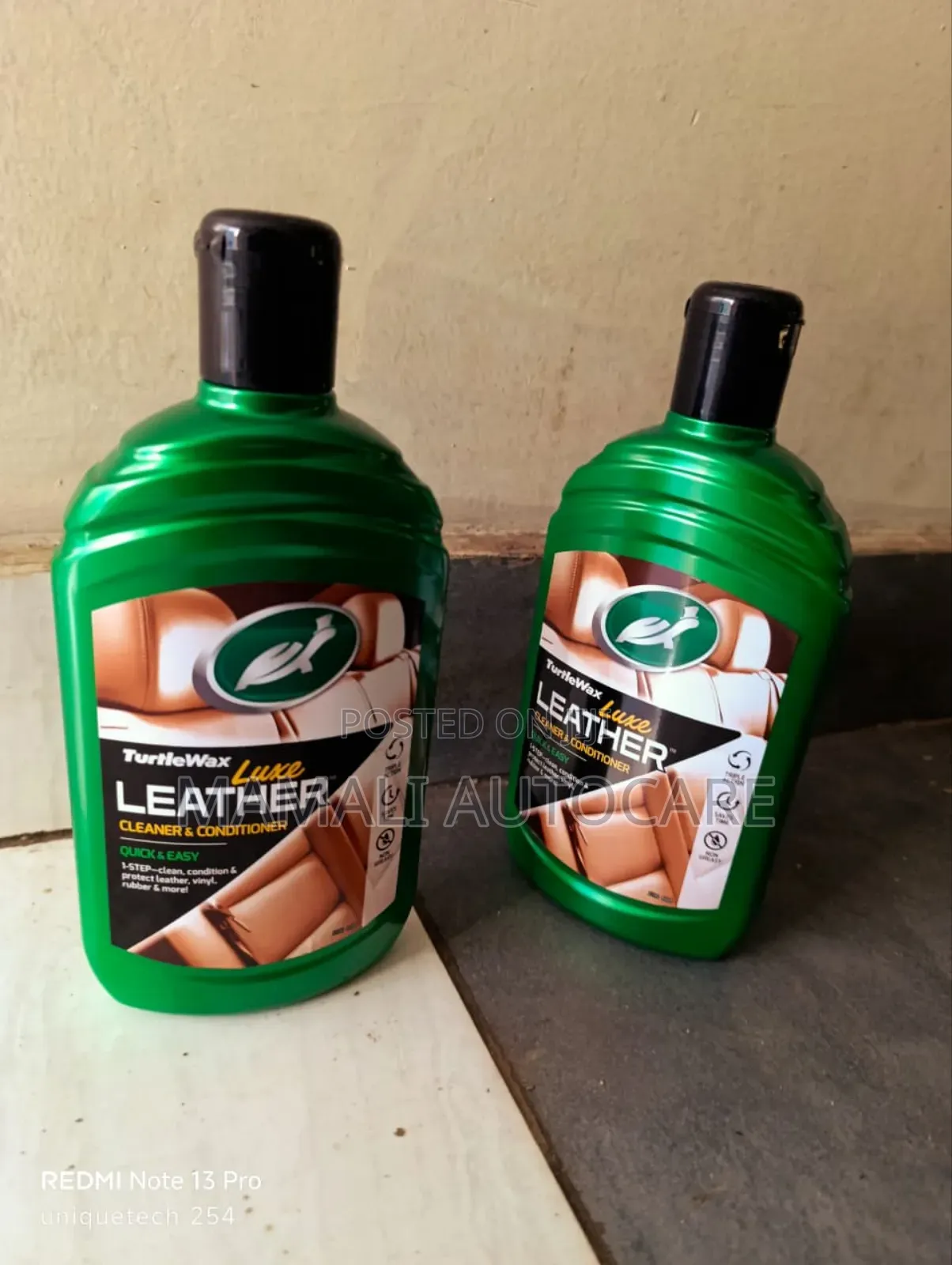 Turtle Wax Professional Leather Cleaner Conditioner