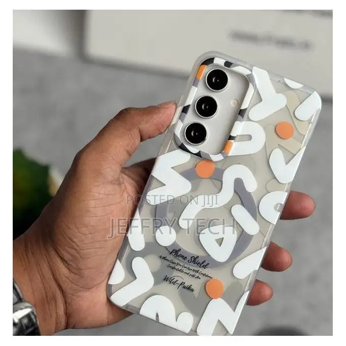 Graffiti Pattern Luxury Case Cover for Samsung Galaxy S24 Magsafe Mag