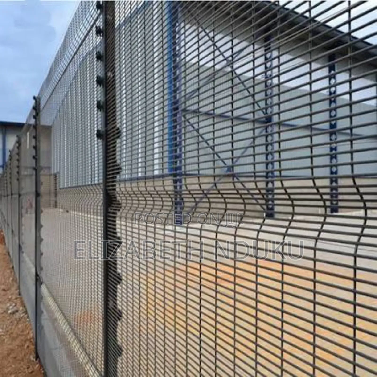 Durable Powder Coating Anti Climb Fence
