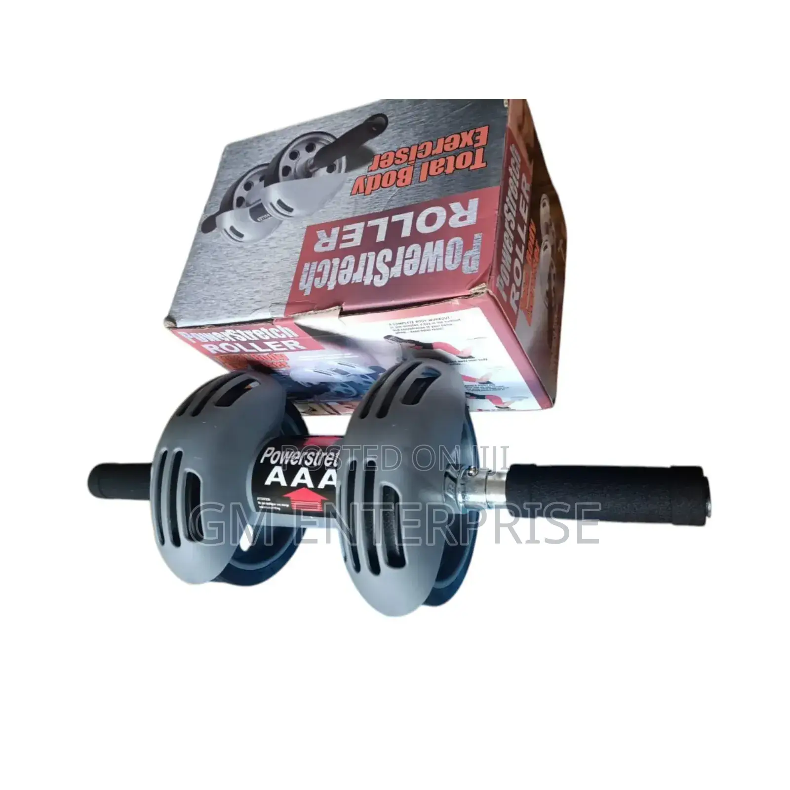 Double Wheel Powerstretch Roller With Mat