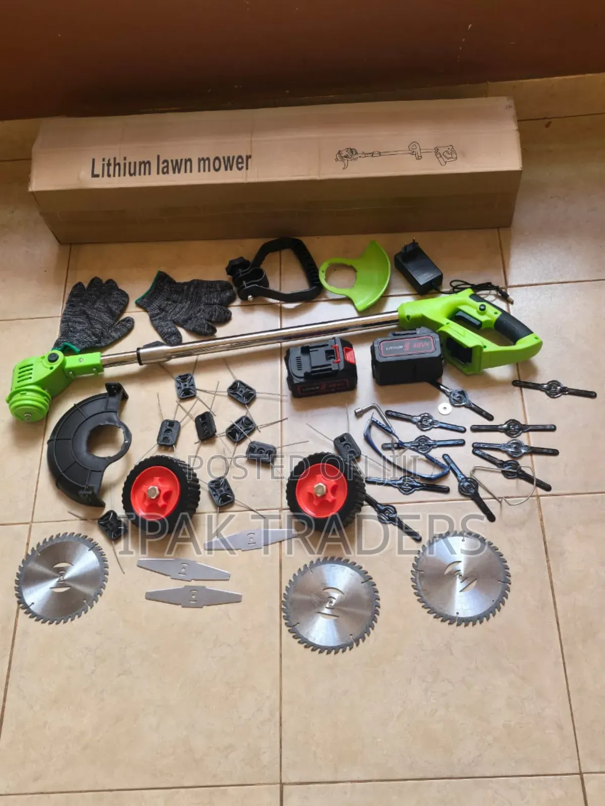 Cordless Brush Cutter 
25pcs Set
2battery 
10cell Battery
