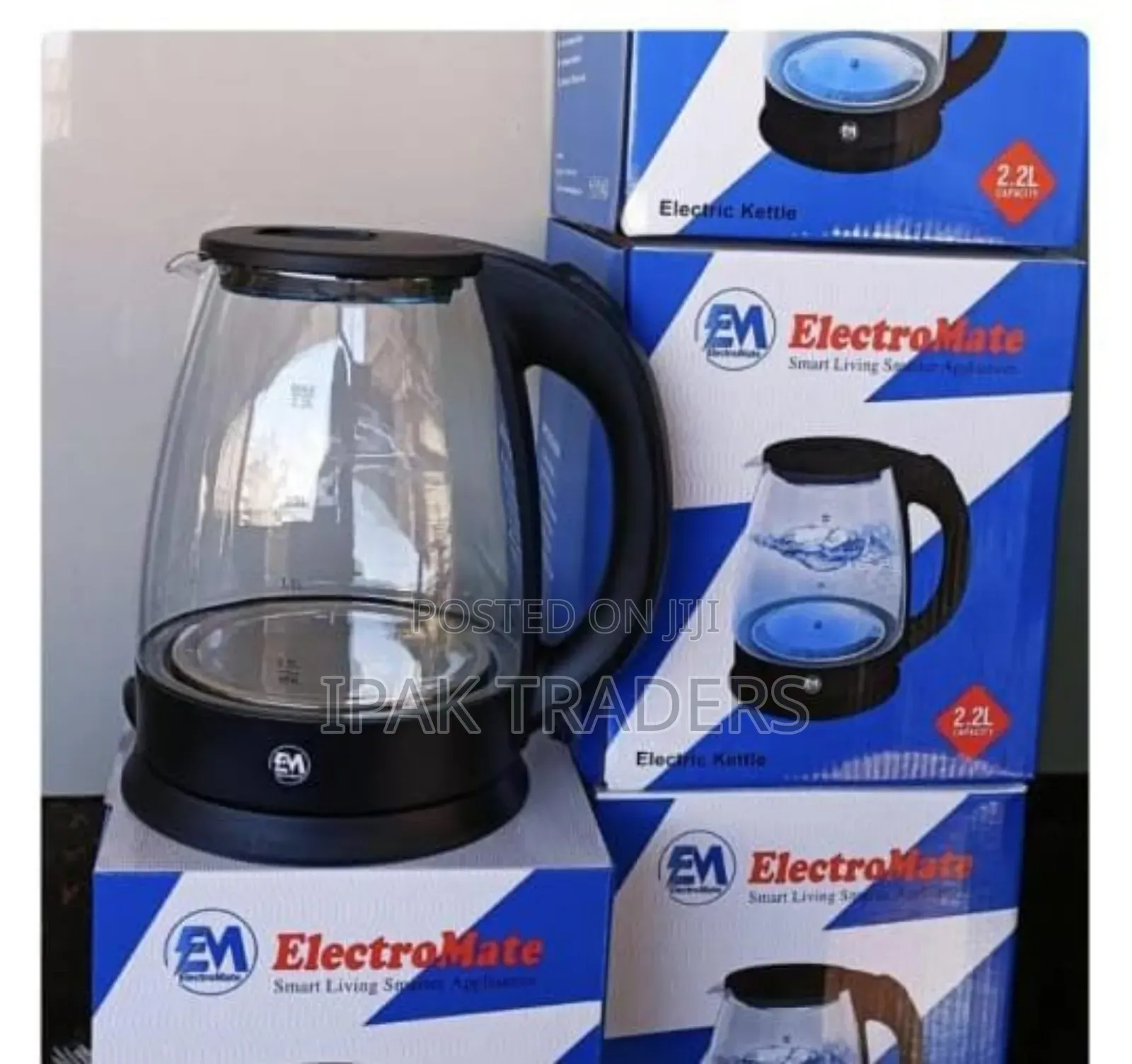 Em Electromate Kettle Glass 
2.2l