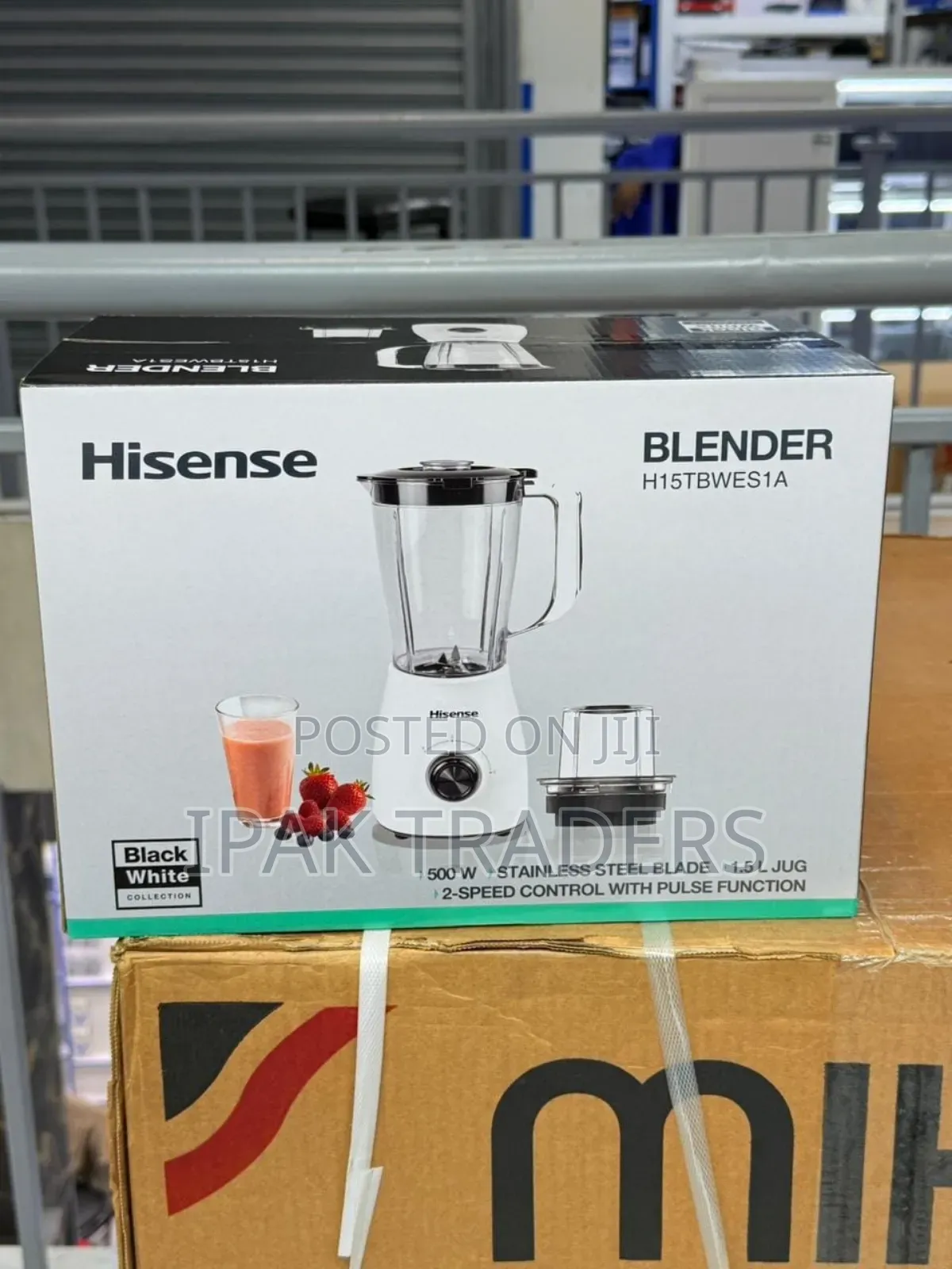 Hisense Blender 1.5l 2in1 Blender
