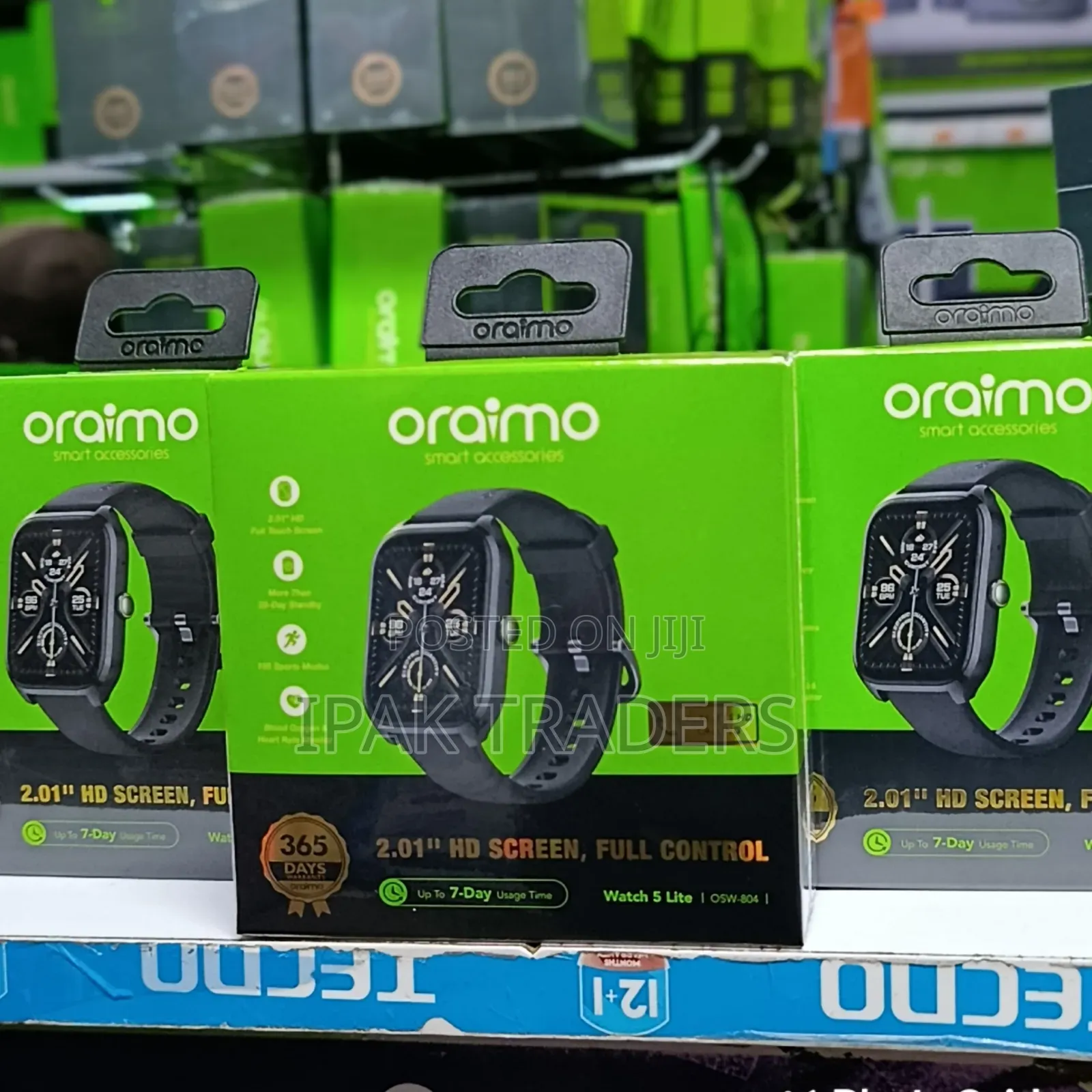Oraimo Watch 5 Lite 2.01 Ip68 Smart Watch Osw 804