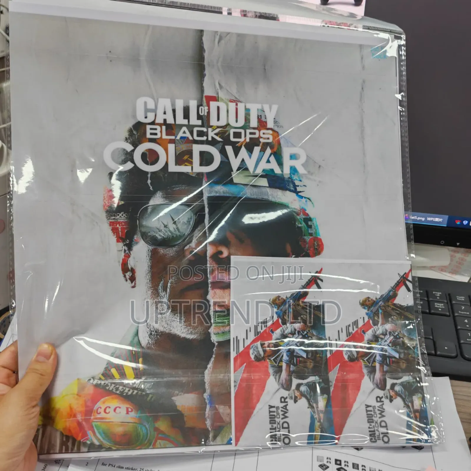 Call of Duty Cold War Ps4 Sticker Installation