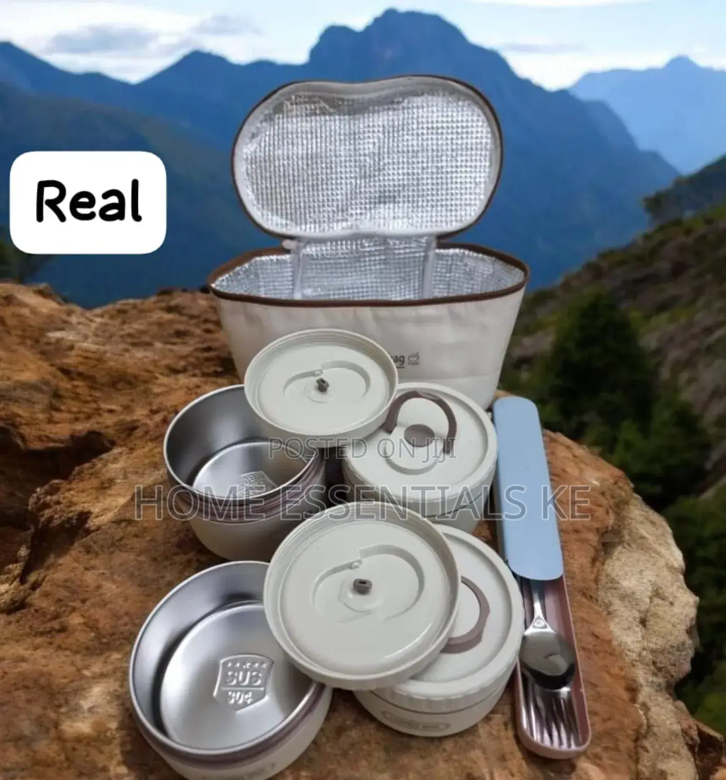 600mlx2; 400ml×2 4in1 Lunch Box Bag Plus Cutlery/Tiffin Set