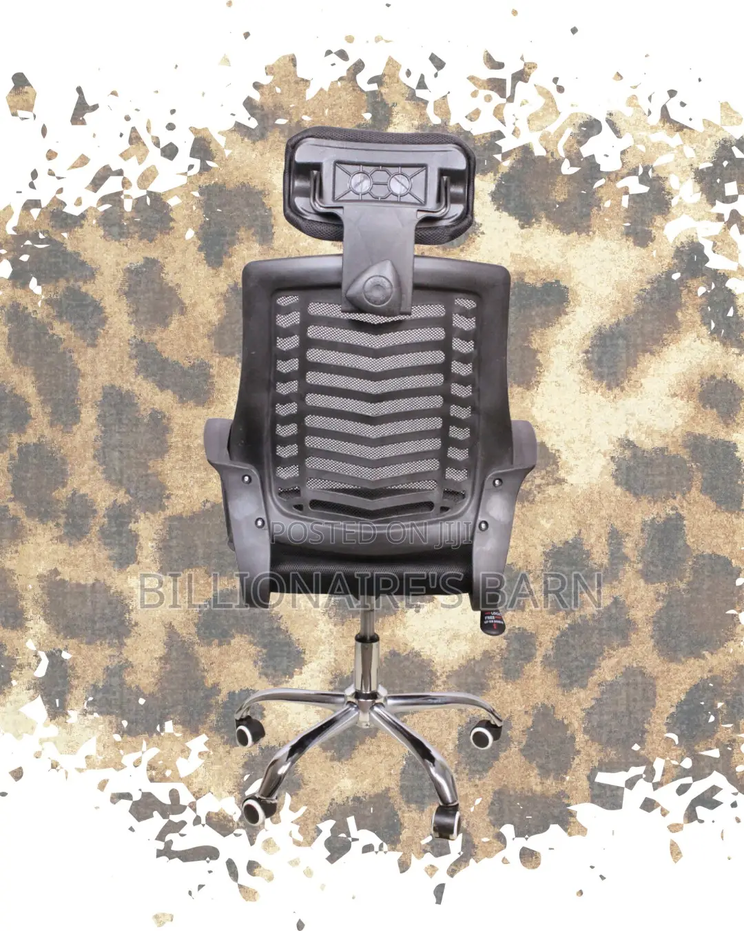 Plush Secretarial Mesh Chair | Nylon Castors