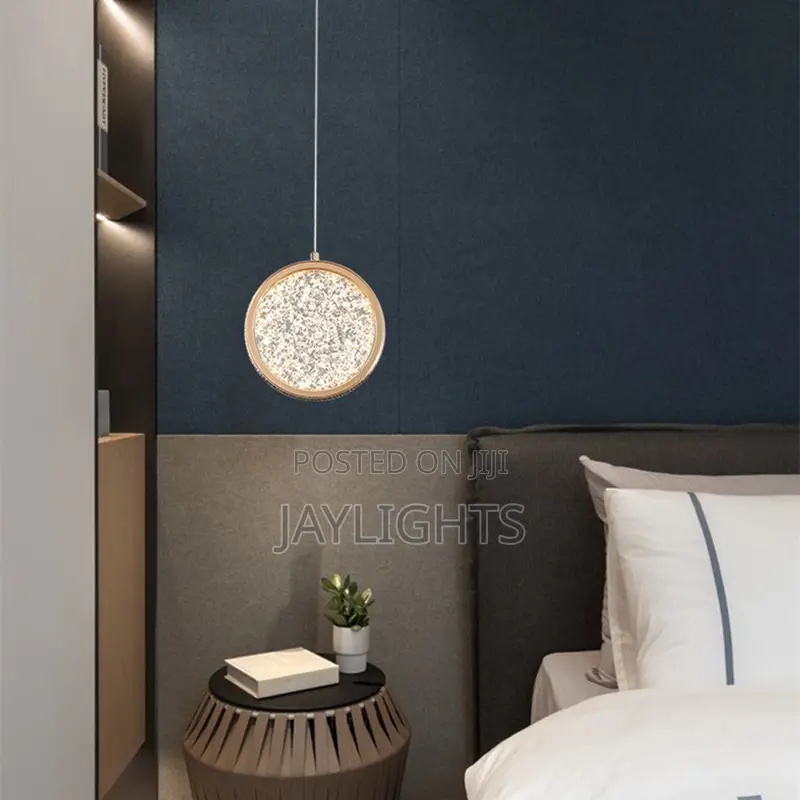 Simple Design Contemporary Crystal Led Pendant Light