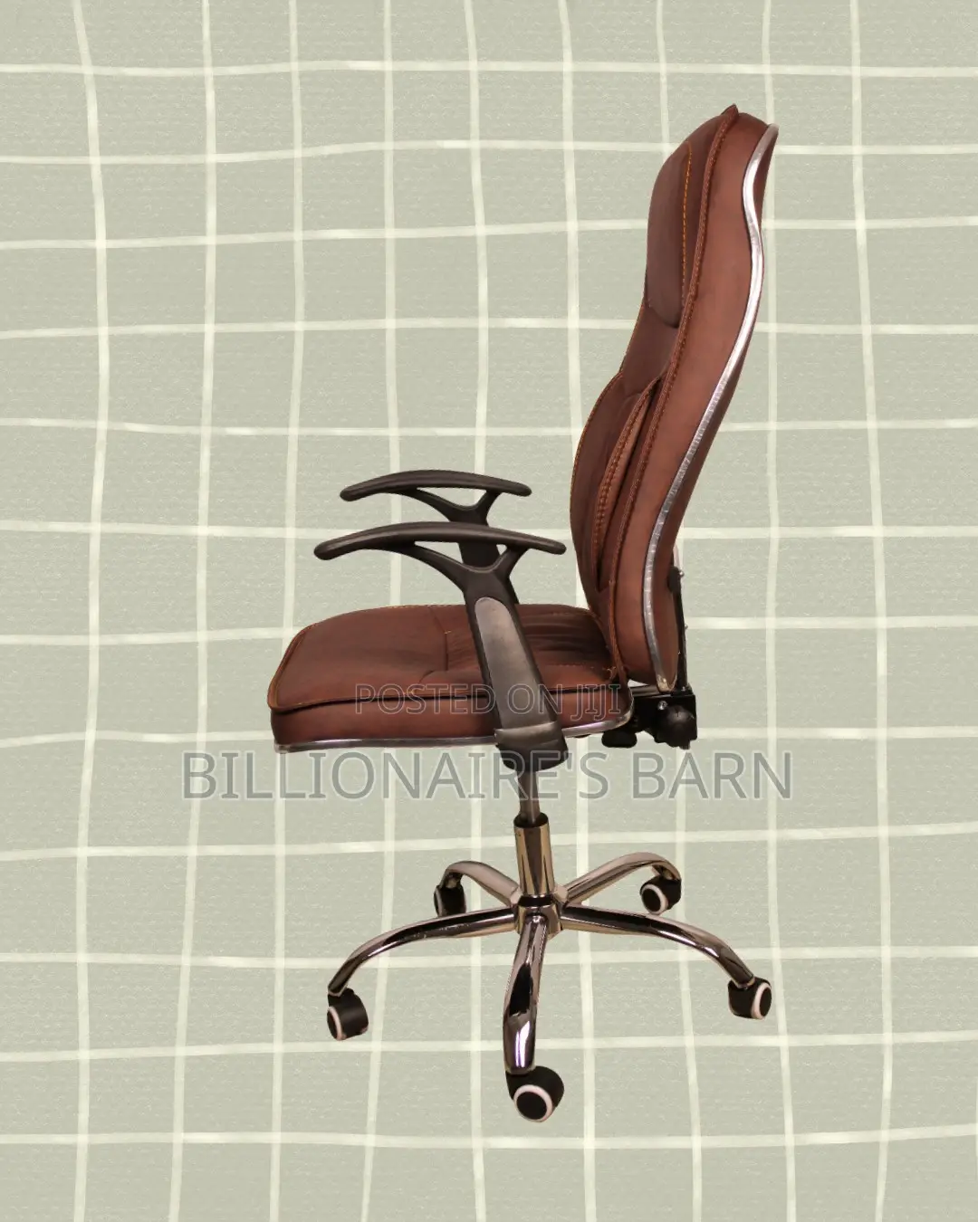 Ergonomic Executive Leather Chair — High-Density Foam Seat #217