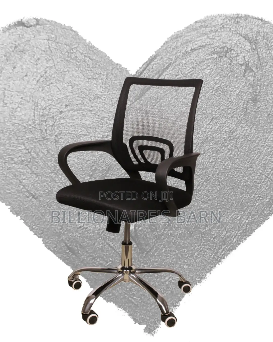 Secretarial Mesh Office Chair | Executive Scratch-Resistant Finish