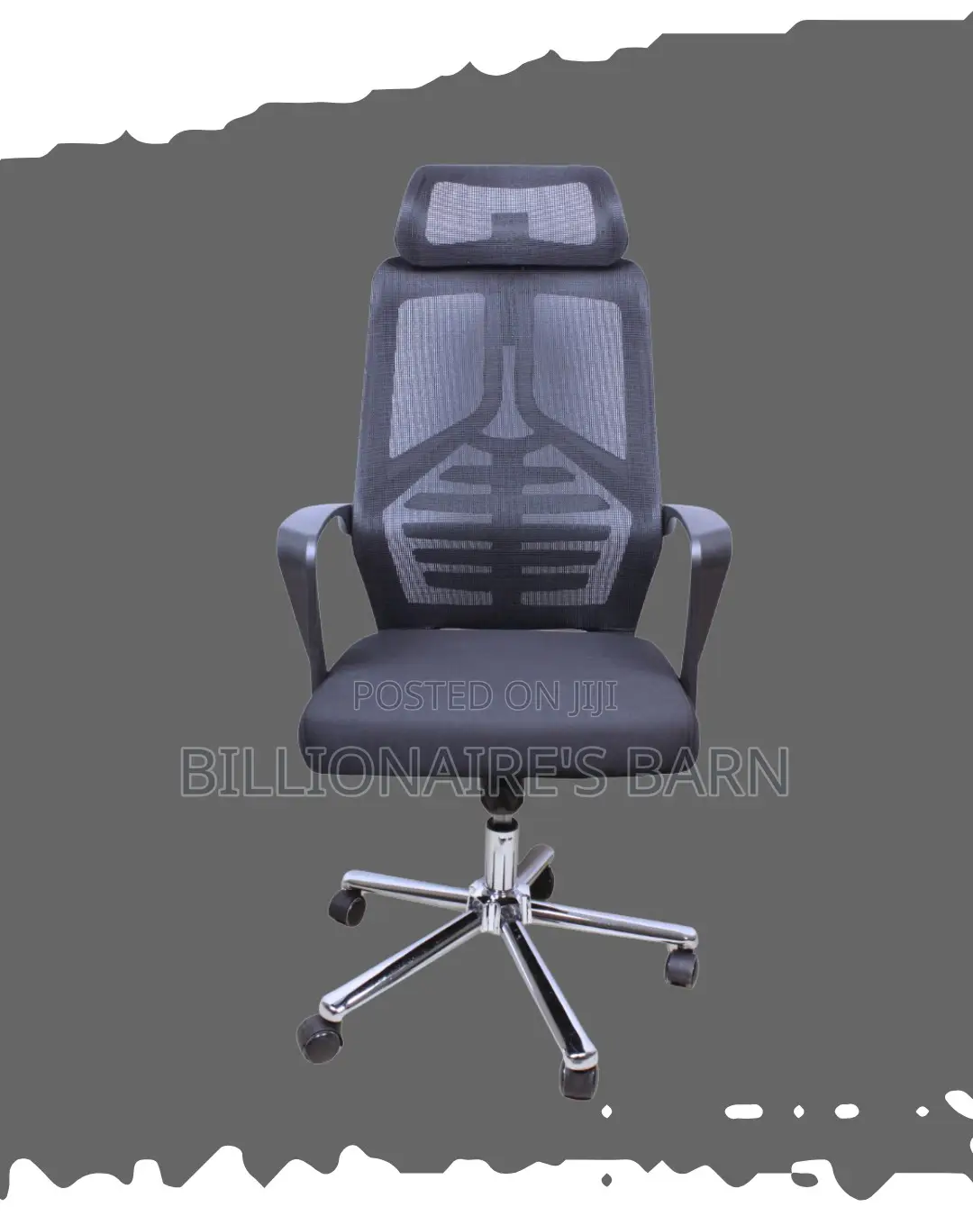 Ergonomic High Back Mesh Office Chair | Headrest Support