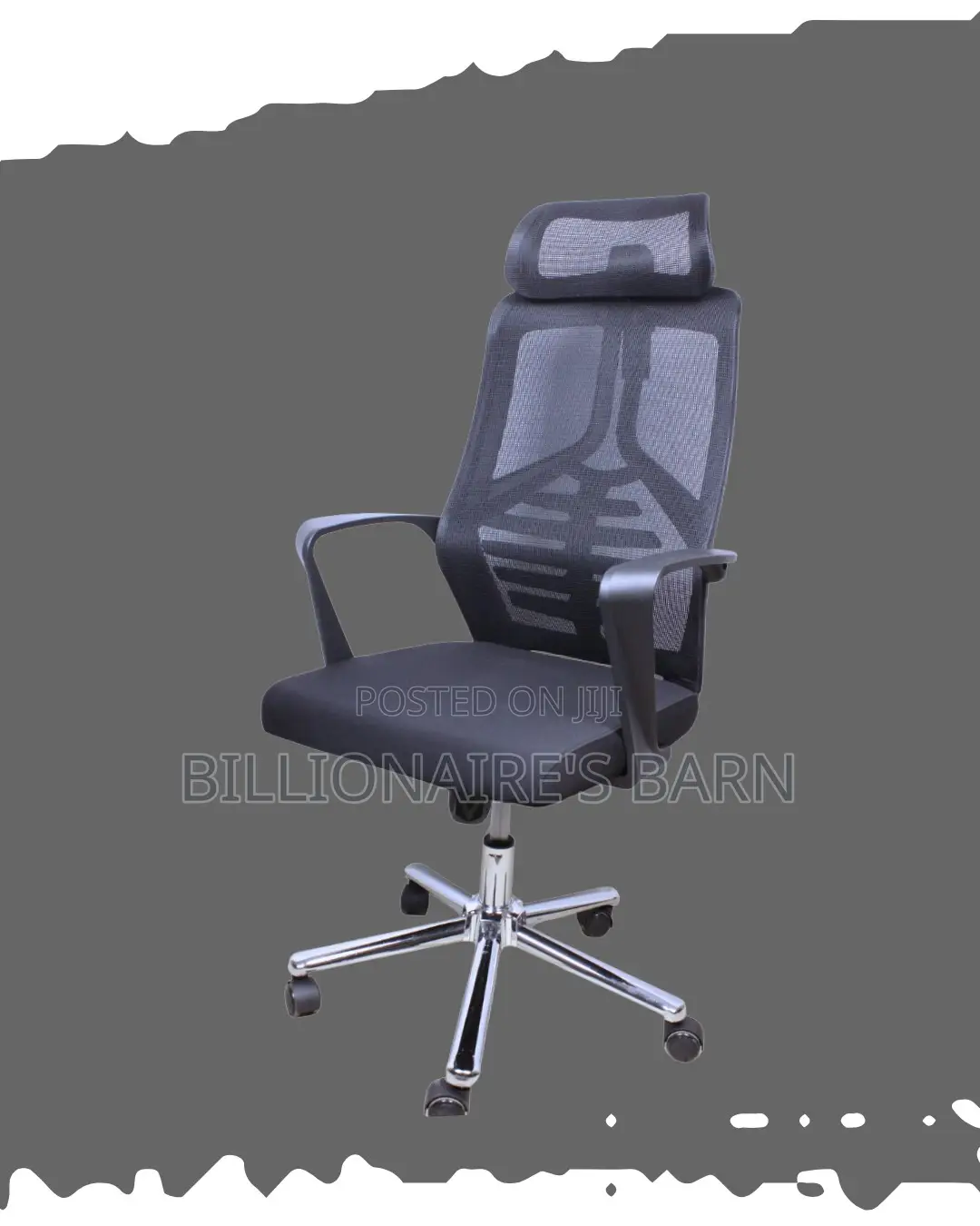 Ergonomic High Back Mesh Office Chair | Headrest Support