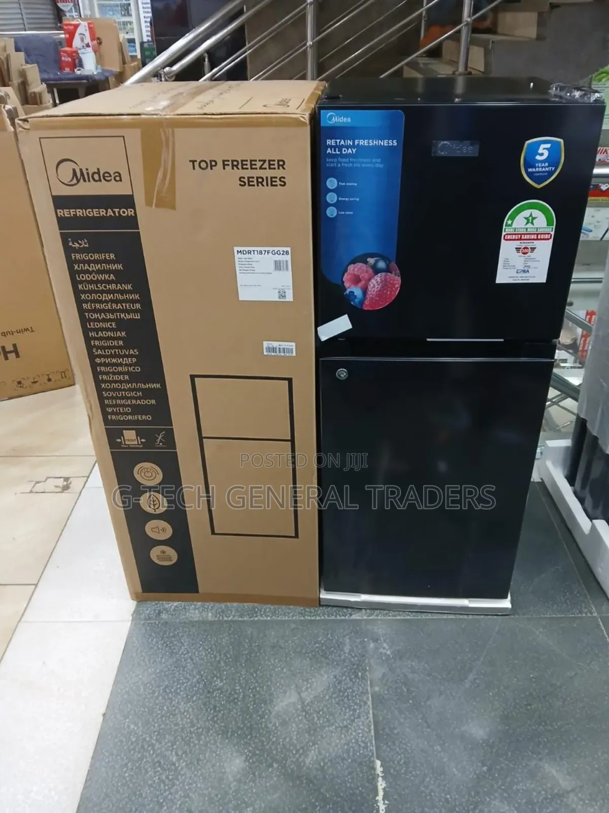 Midea 127l Double Door Direct Cool Refrigerator