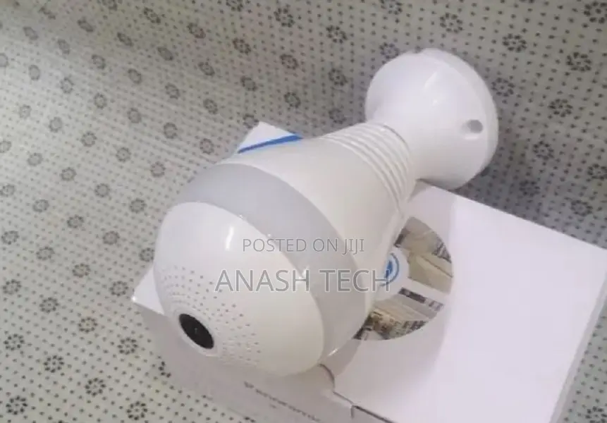 Indoor One Lens Bulb CCTV Camera With Audio