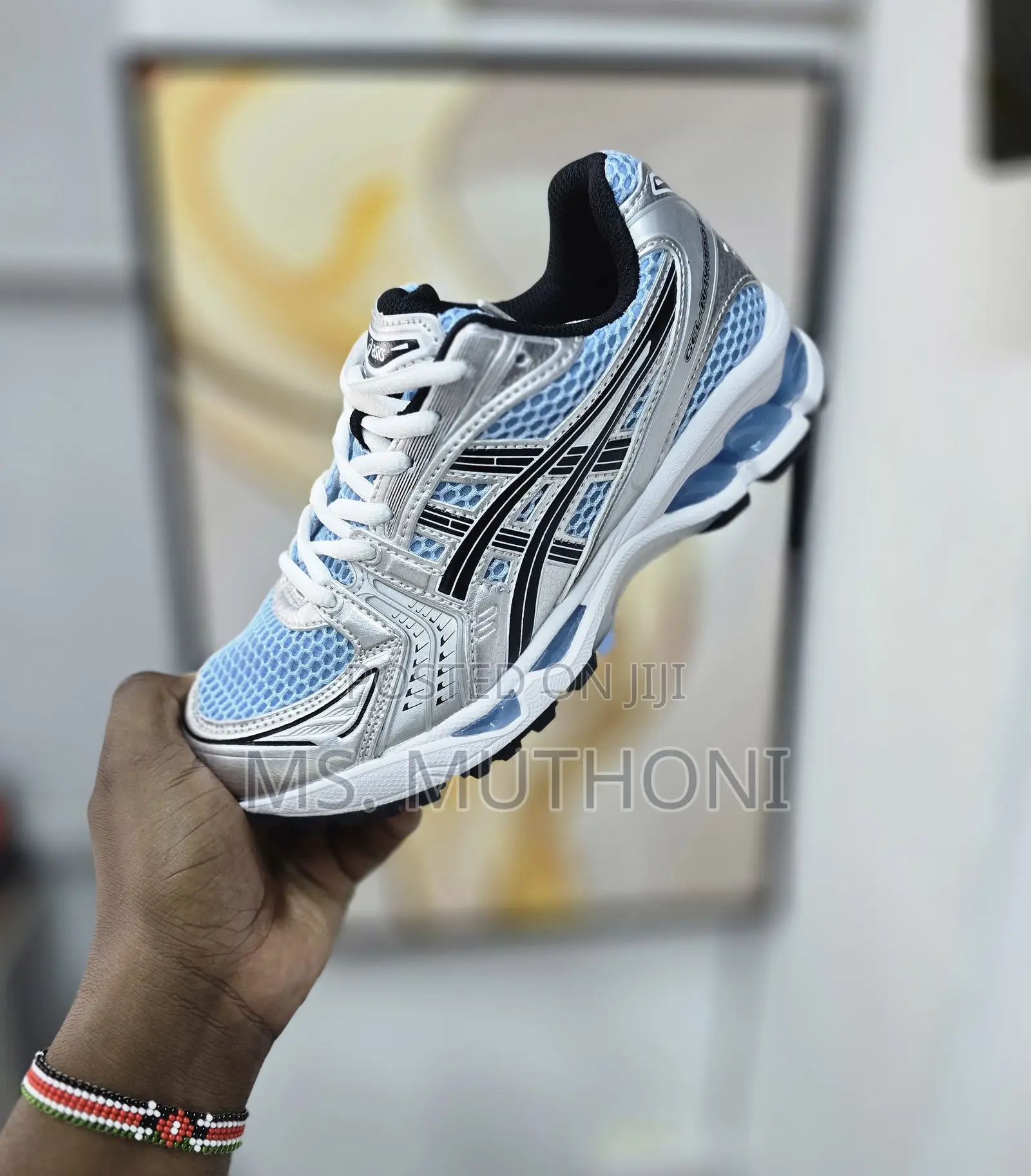 Blue / Black Silver Asics Size 38-45