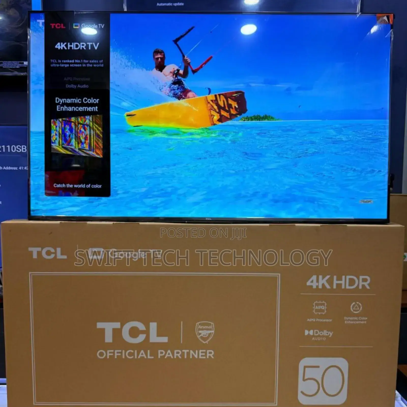 TCL 50 Inches Qled 50t6c Frameless