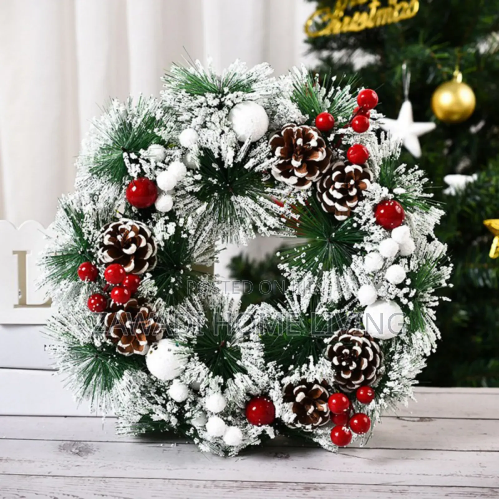 Snowy Door Wreath Sale