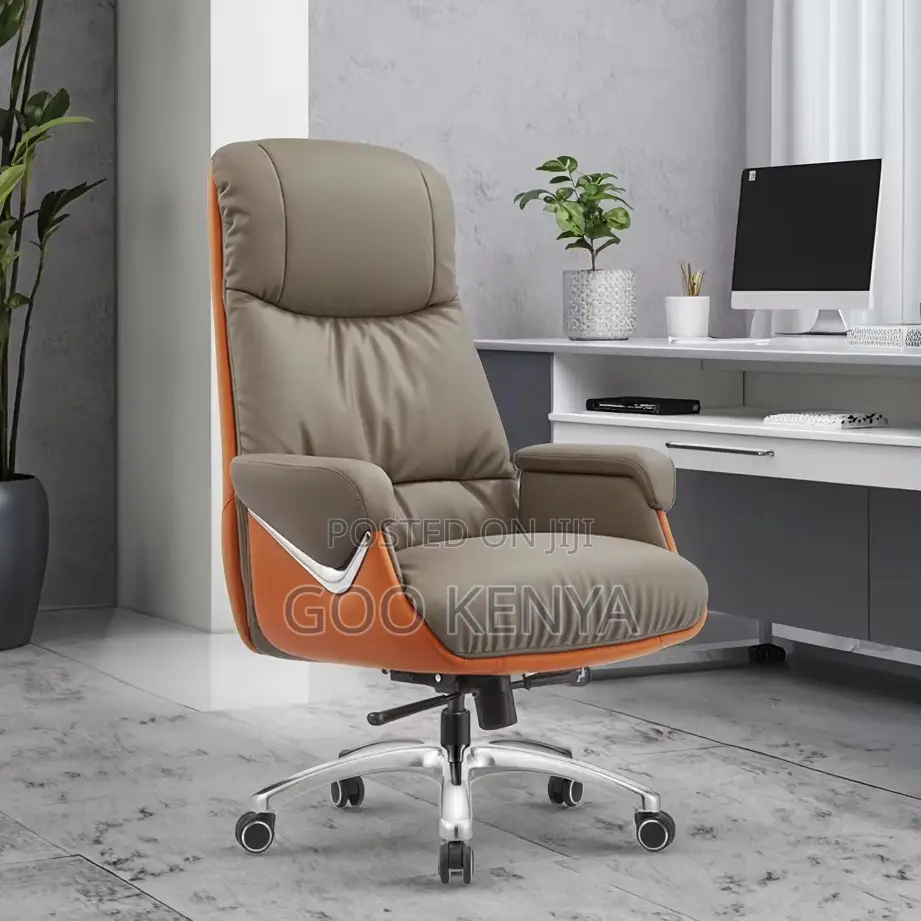 Office Chair; High Back Executive Office Chair With Footrest