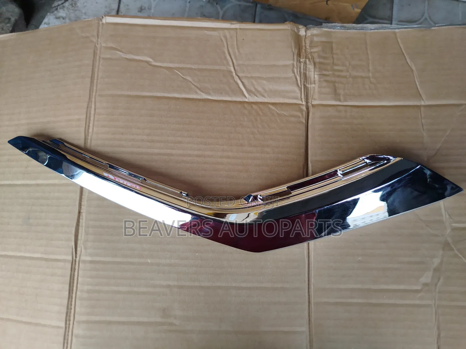 Mitsubishi Outlander 2015-2018 Lower Bumper Chrome Stripe