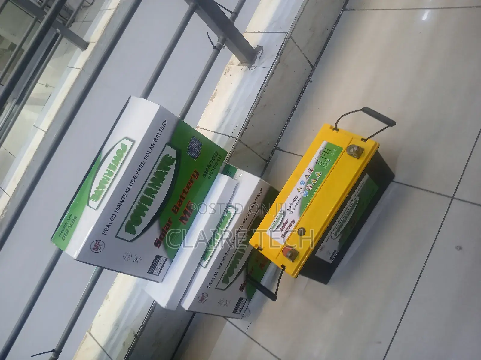 Powermate 100ah Solar Battery Dry Cell Maintenance Solar Battery