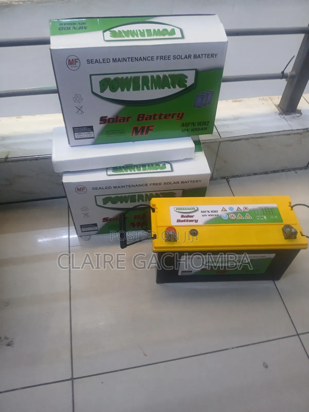 Powermate 100w Solar Panel Battery