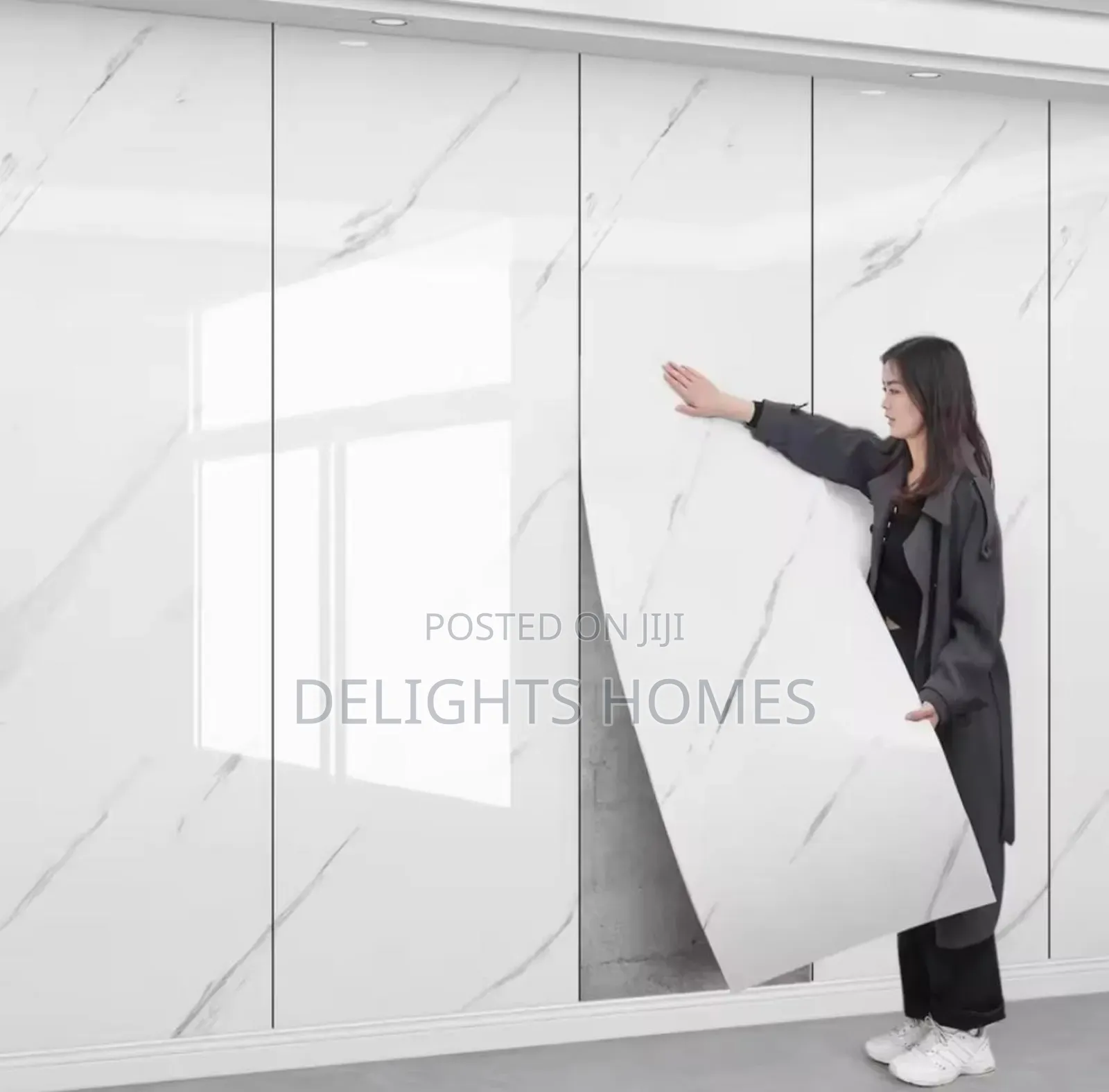 Adhesive Marble Wall Paper Roll-Alp