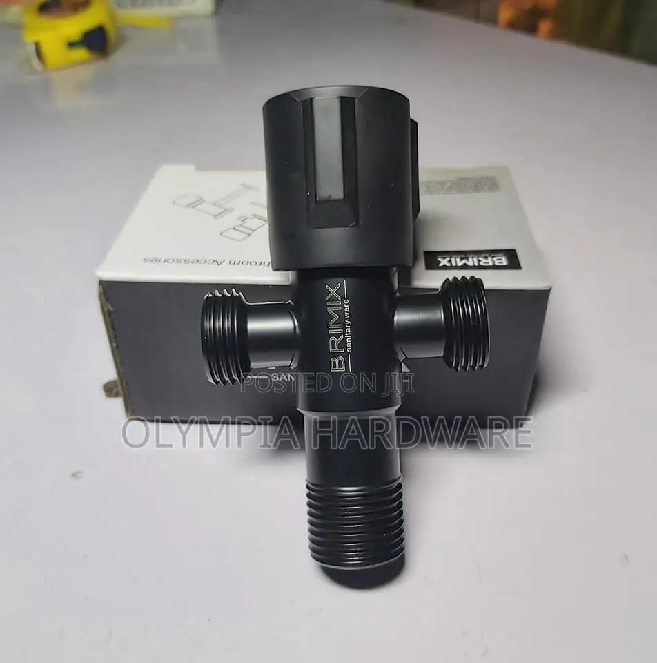 Brimix Crossed Angle Valve (Black)