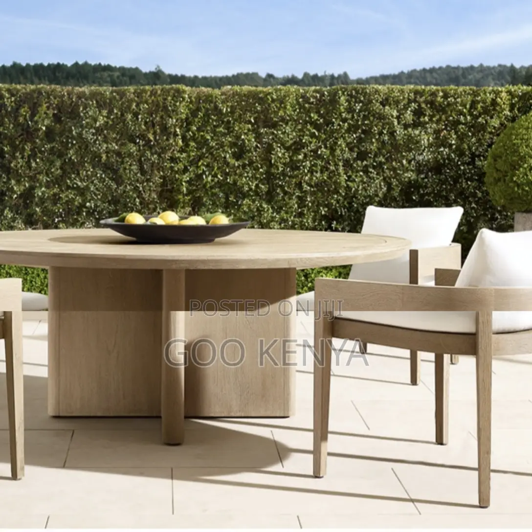 Home Table; High-Quality Round Wooden Table for Home Interiors