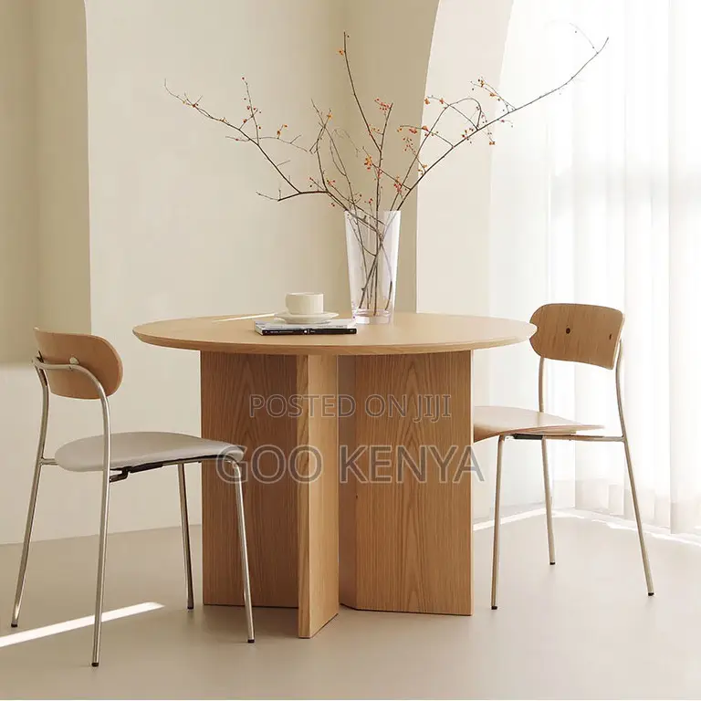Home Table; High-Quality Round Wooden Table for Home Interiors