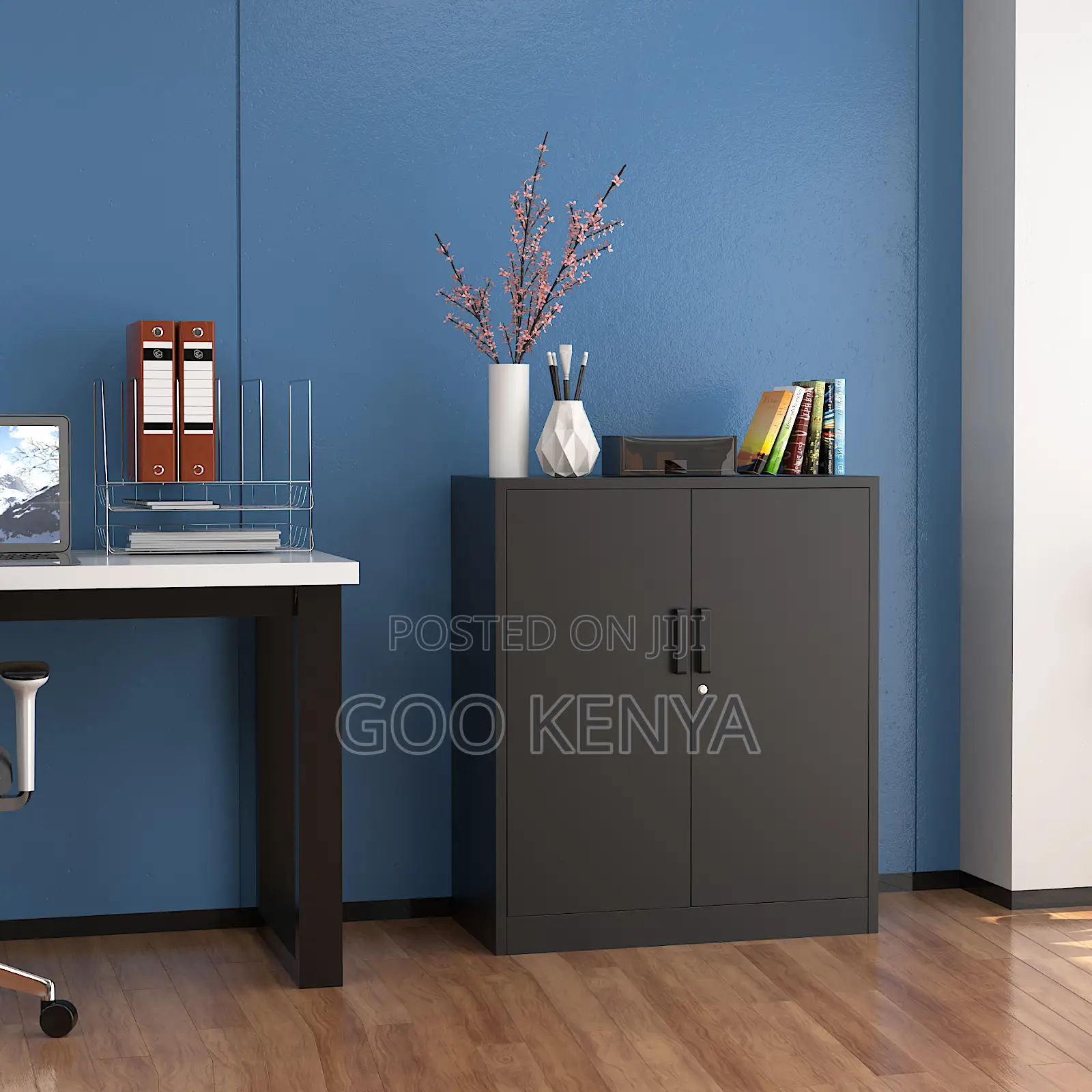 Home Cabinet; Home Kitchen Storage Unit – 2-Door Wooden Design