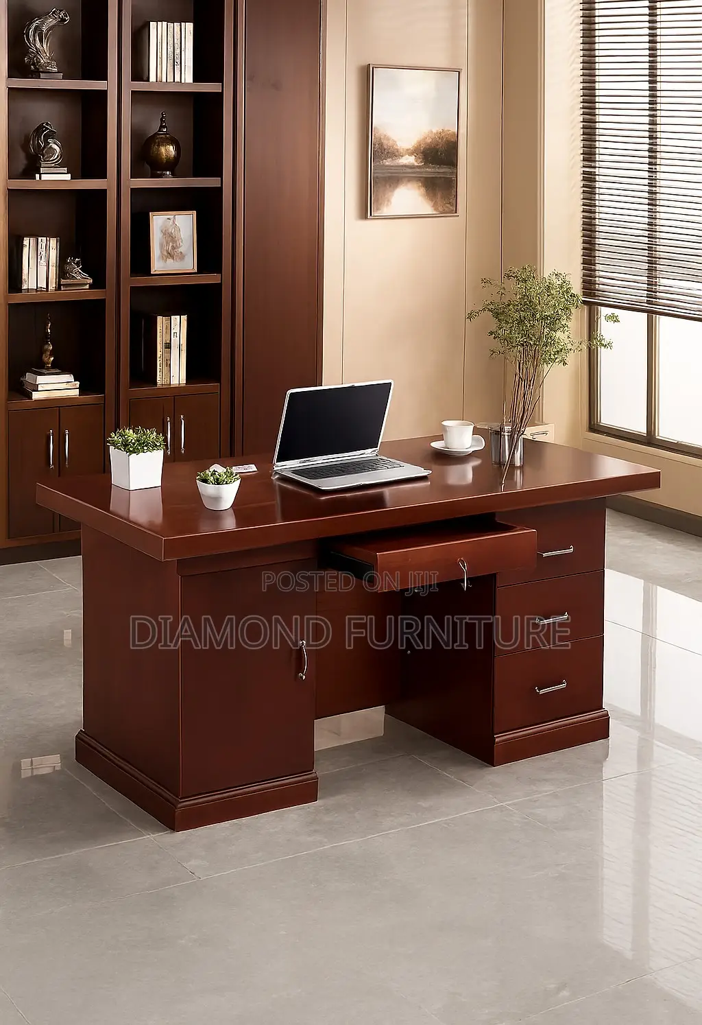 Office Furniture; {Modern Wooden Executive Office Desk 1200mm}