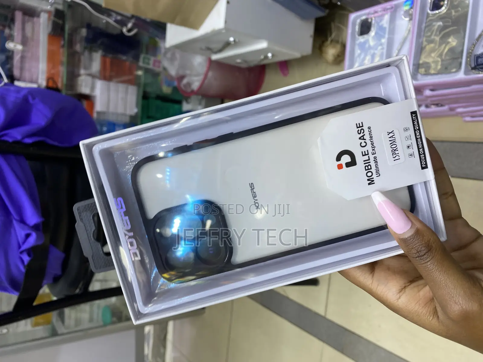 Polycar iPhone 15 Pro Max Transparent Doyers Touch Case