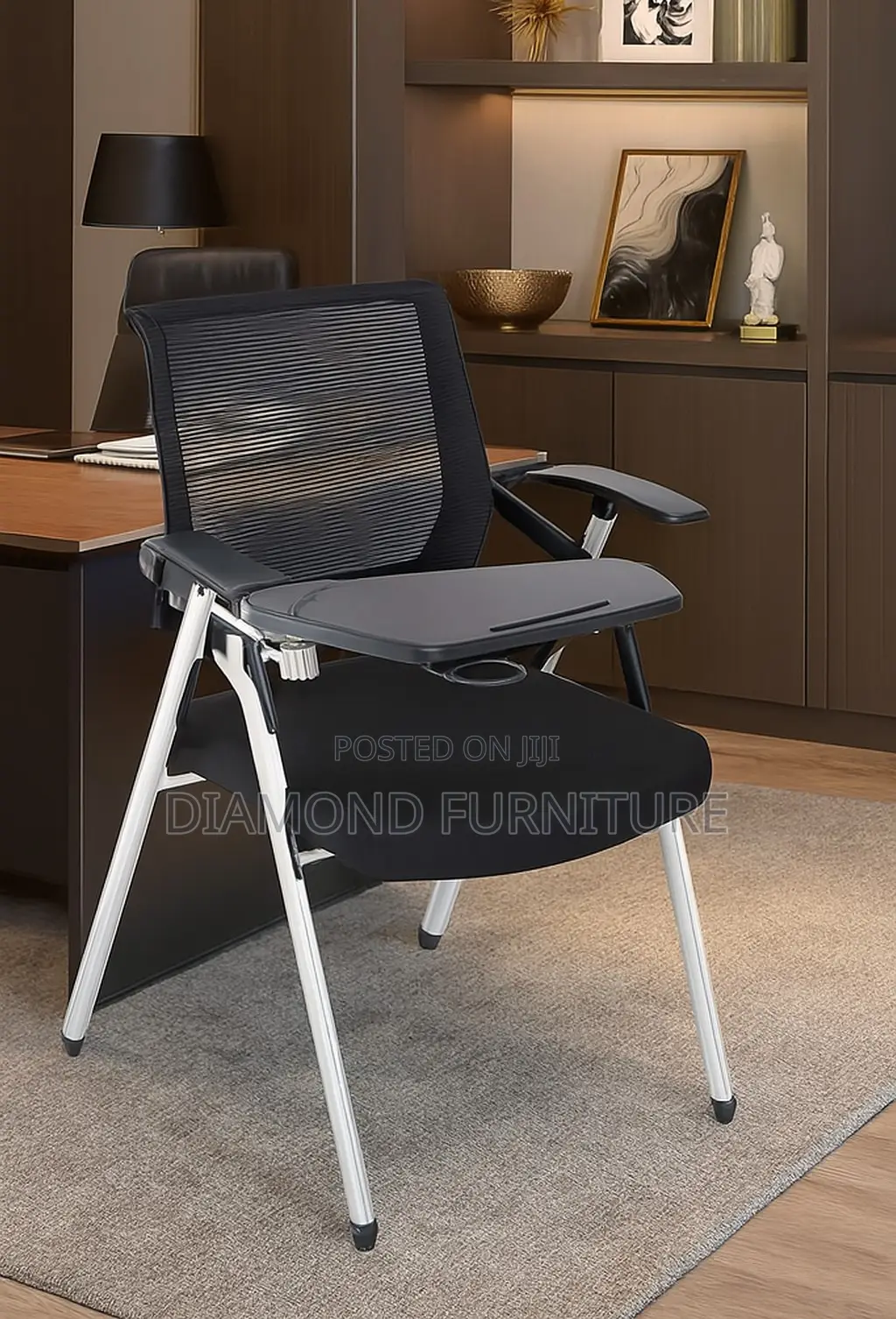 Office Furniture; {Ergonomic Mesh Back Training Office Chair}