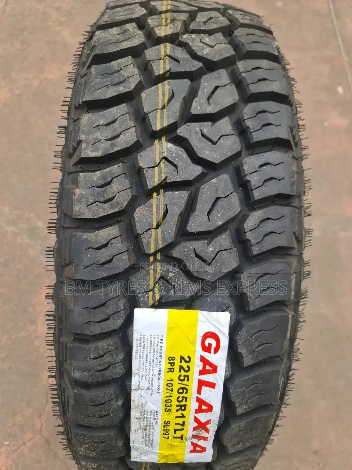 225 /65 R17 Galaxia Tyres (All Terrrain)