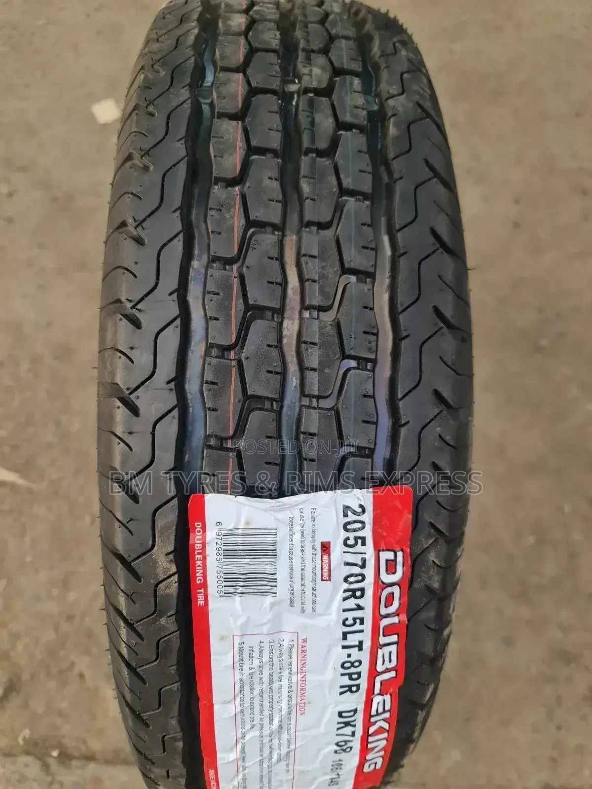 205 /70 R15 Doubleking Tyres (Commercial)