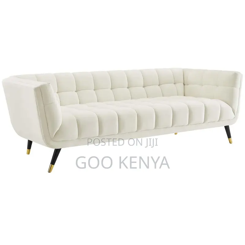 Home Sofa; Soft Fabric 3-Seater Sofa for Comfort and Style