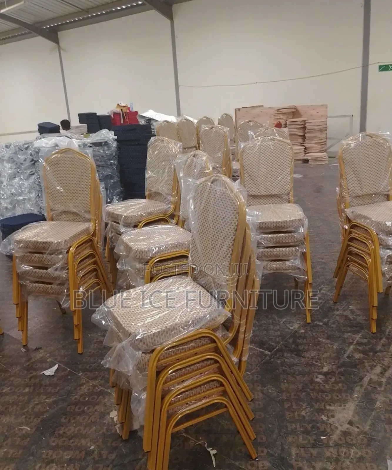 Beige Banquet Chair