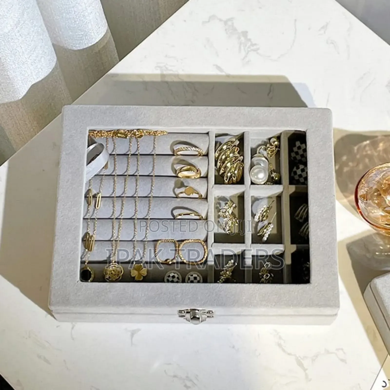1pc Jewelry Storage Box Jewelry Display Organizer