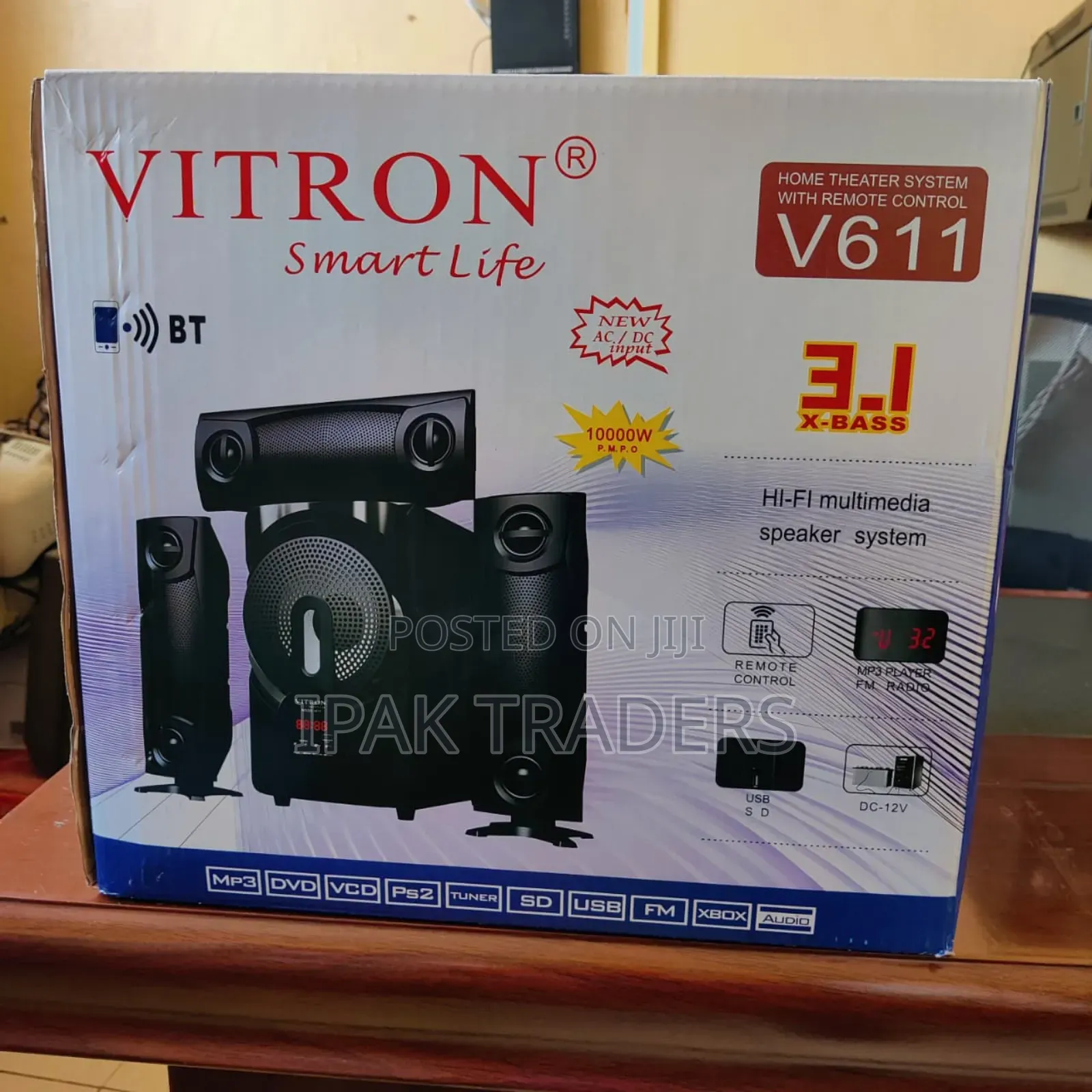 *Vitron V611 Woofer 3.1 Sound System