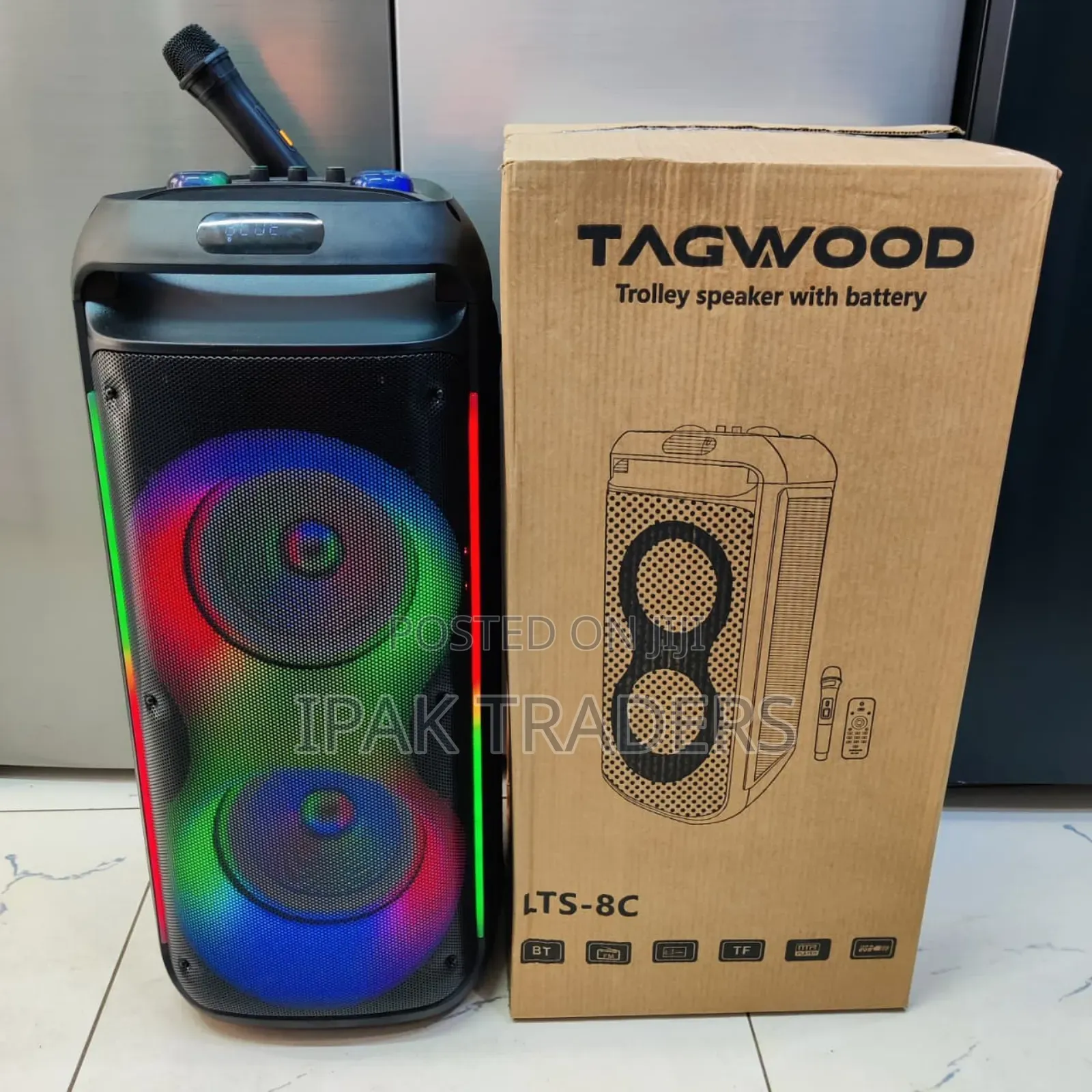 *Tagwood Rechargeable Party Box With Microphone and Remote